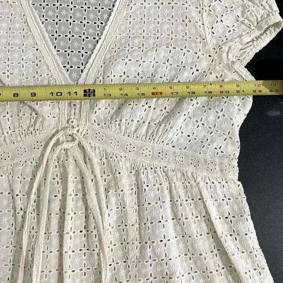 Vintage Johnny Was Y2K Lace Babydoll 90s Empire Waist Size XL - Picture 6 of 10